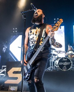 John Cooper, lead vocalist and bass guitarist of Skillet