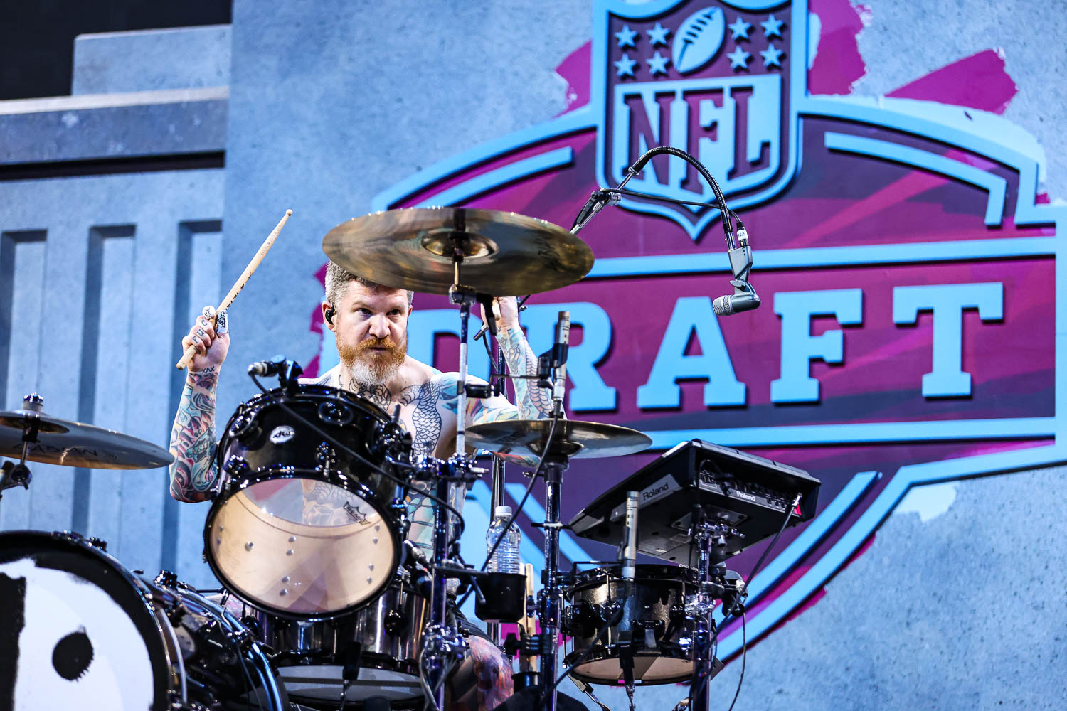 Andy Hurley, drummer of Fall Out Boy